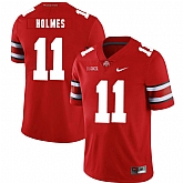 Ohio State Buckeyes 11 Jalyn Holmes Red Nike College Football Jersey Dzhi,baseball caps,new era cap wholesale,wholesale hats